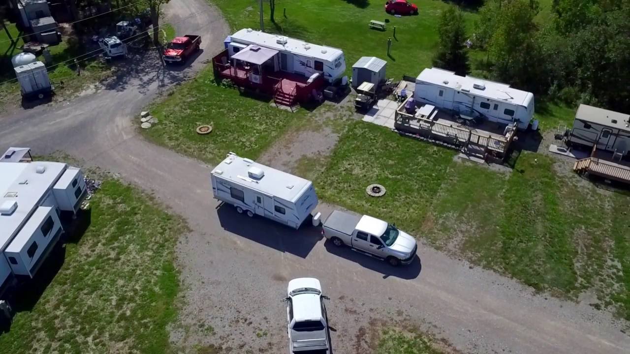Pull-through RV Site